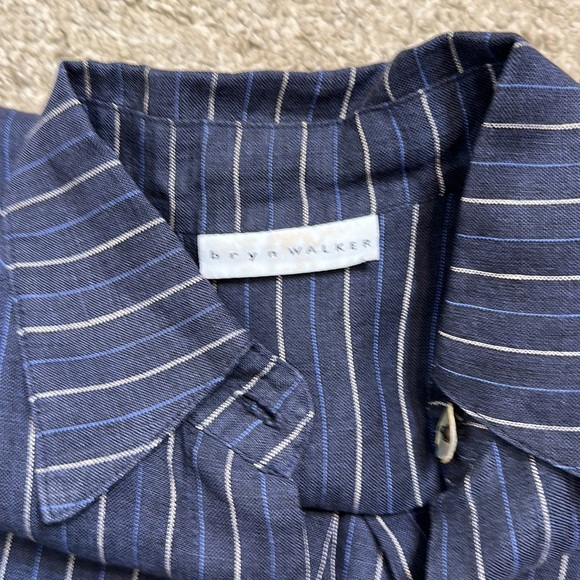 Bryn Walker Linen Oversize LAGENLOOK Wide Leg 2 Piece Set Women's Size M/L - Picture 5 of 16